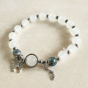 🌷5 for $25🌷 Y2K Butterfly Beaded Charm Bracelet